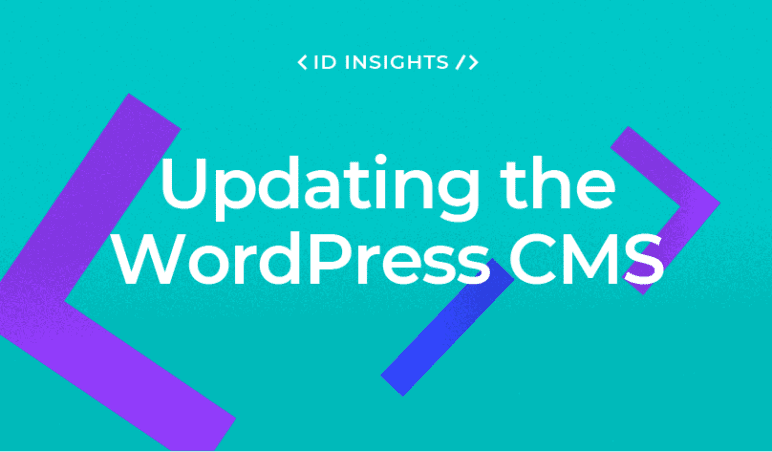 Updating the WordPress content management system