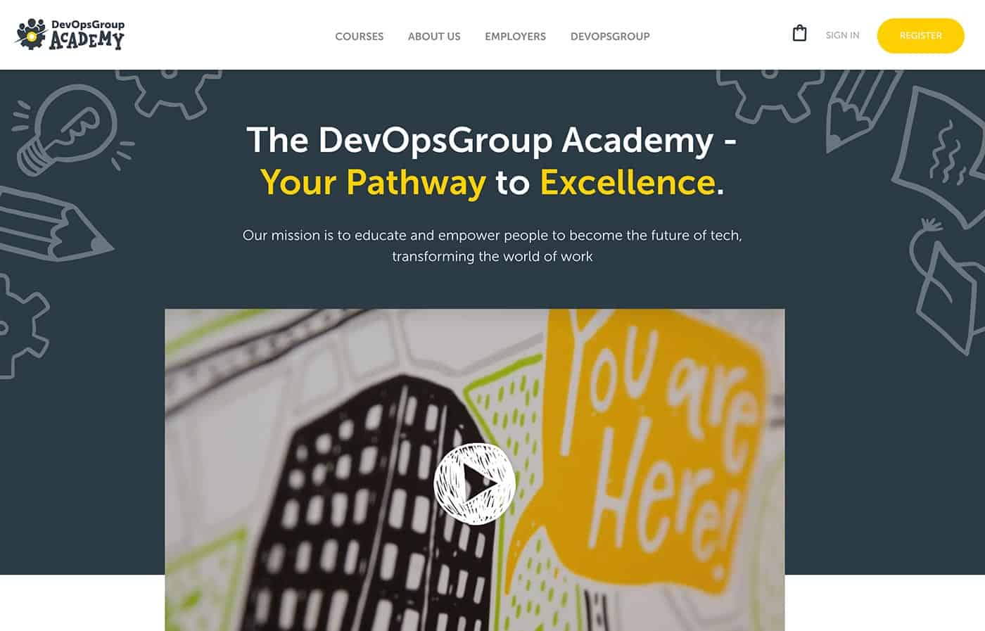 DevOpsGroup Academy Website
