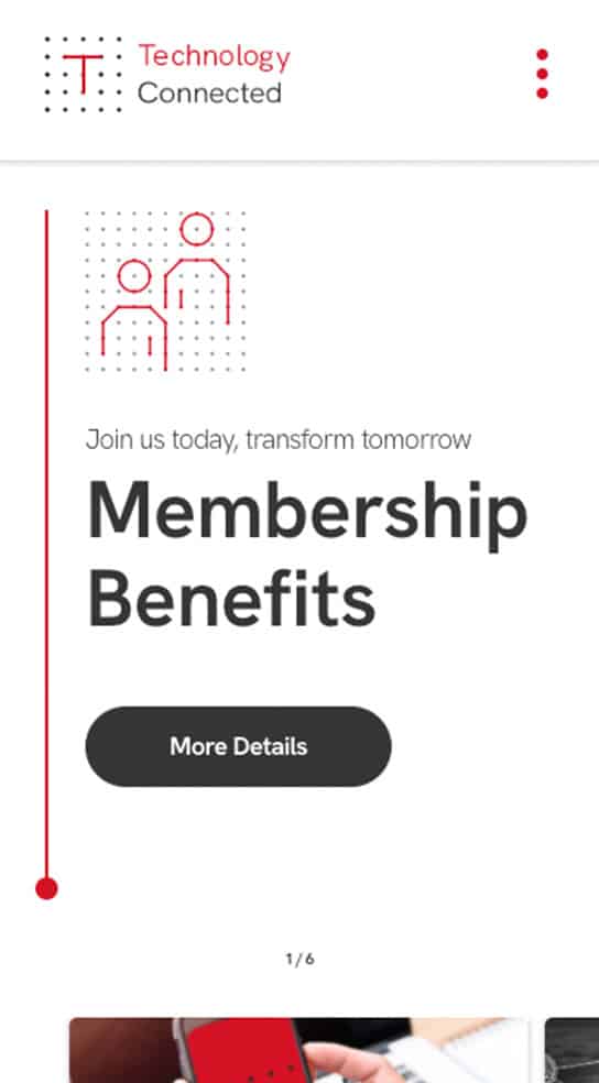 Technology Connected Membership Benefits