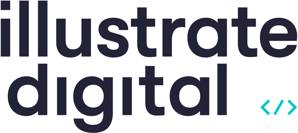 Illustrate Digital Logo Dark Transparent