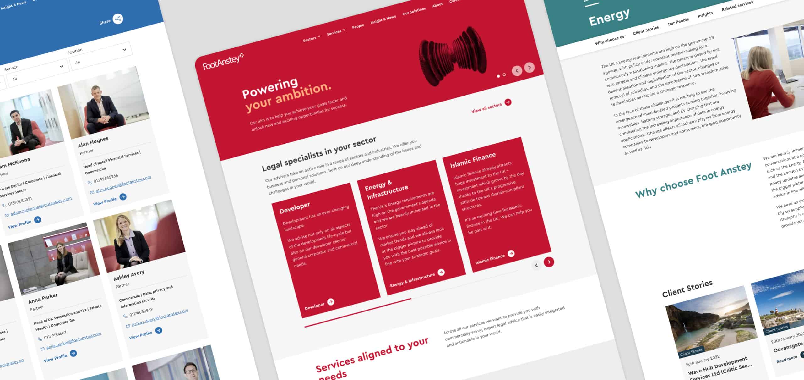 Foot Anstey Legal Services Website Design