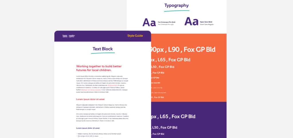 Foster Wales website case study style guide with a focus on accessibility