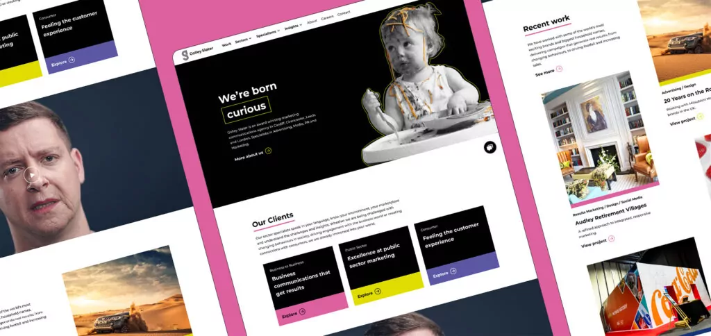 Golley Slater B2B website design