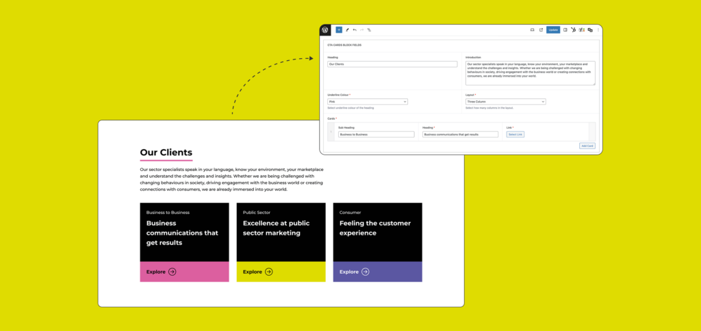 Golley Slater bespoke WordPress development