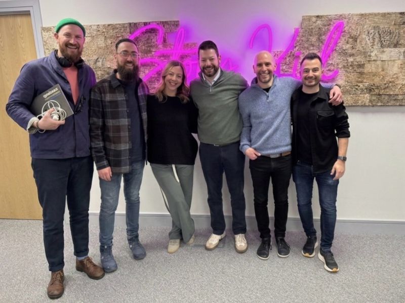 An image of Scott Jones, CEO of Illustrate Digital, visiting the WP Engine office in Limerick in 2026