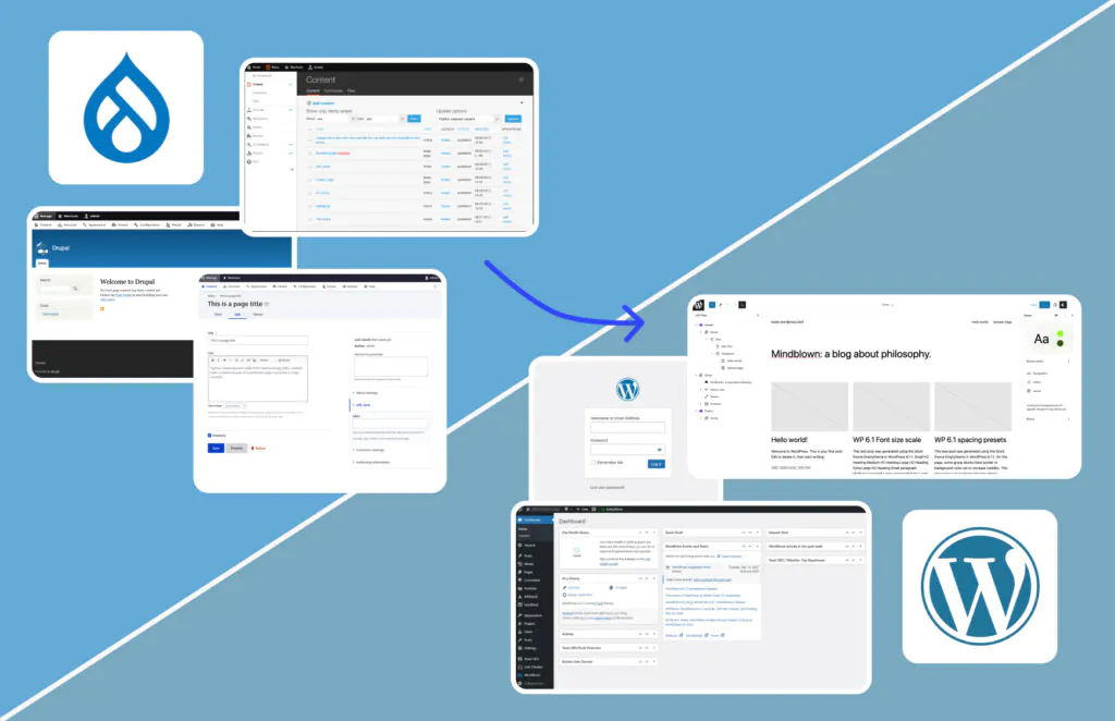 Drupal to WordPress Migration with Illustrate Digital
